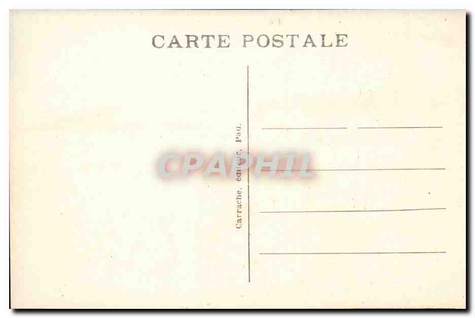 Pau - L'Eglise Saint Martin et Hotel Gassion - CPA  — Rückseite