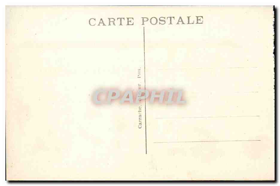 Pau - L'Eglise Saint Jacques et le Palais de Justice - CPA  — Rückseite