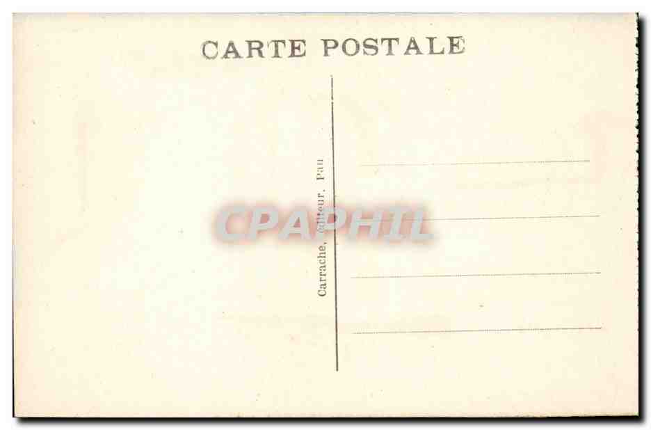 Pau - La Caserne Bernadotte - avion - airplane - CPA  — Rückseite