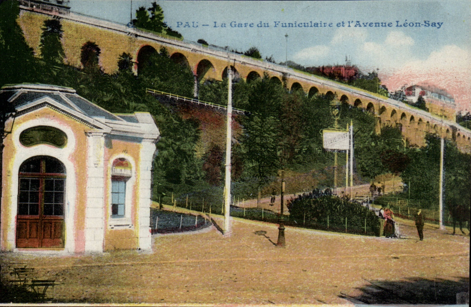 PAL — La Gare du Funiculaire et l'Avenue Léon-Say — Carrache, Paul