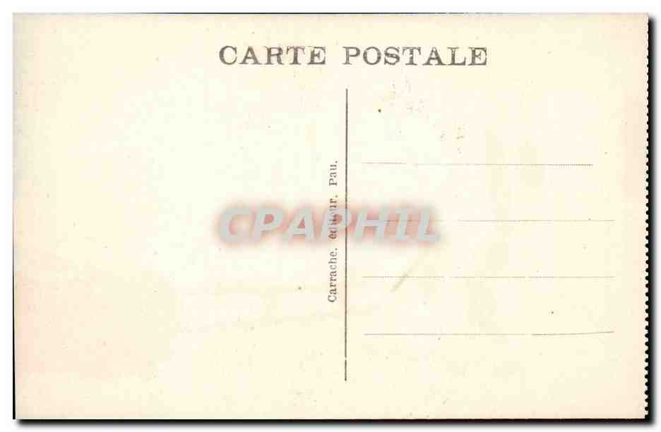 PAL — La Gare du Funiculaire et l'Avenue Léon-Say — Carrache, Paul — Achterkant