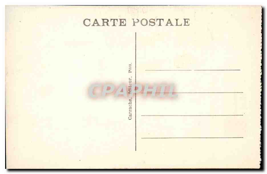 Le Gave et la Chaîne des Pyrénées — Pau — C.C. - 4 — Rückseite