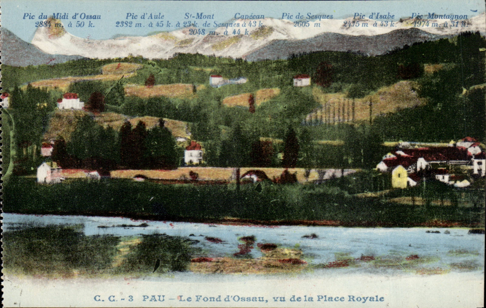 Der Fond d'Ossau, Ansicht von der Place Royale — Pau — C.C. - 3