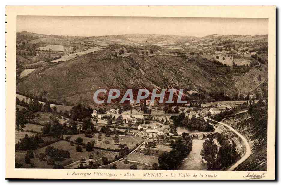 La Vallée de la Sionle — MENAT — L'Auvergne Pittoresque — Jaisot
