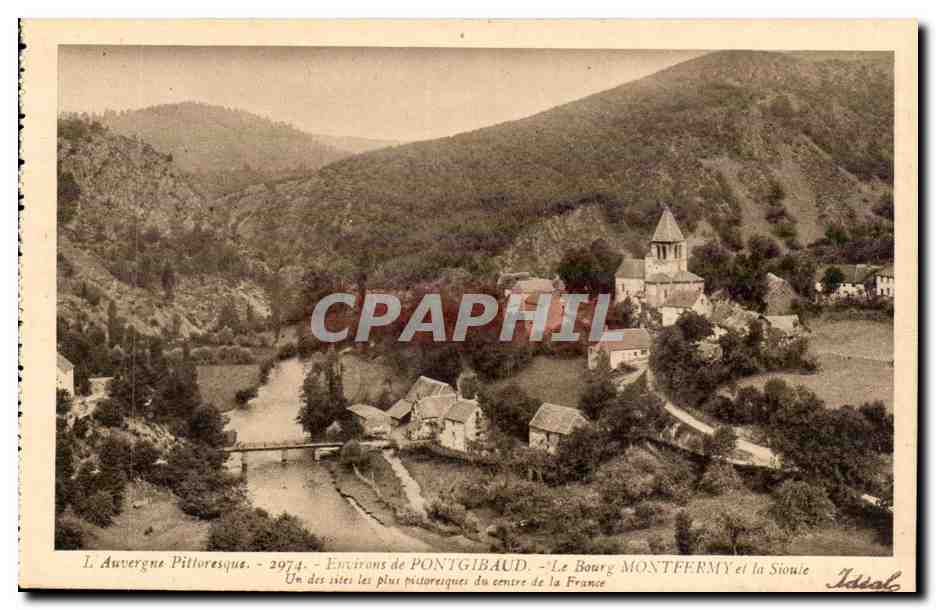 Montfermy et la Sionie — Environs de Pontgibaud — Éditeur Idéal