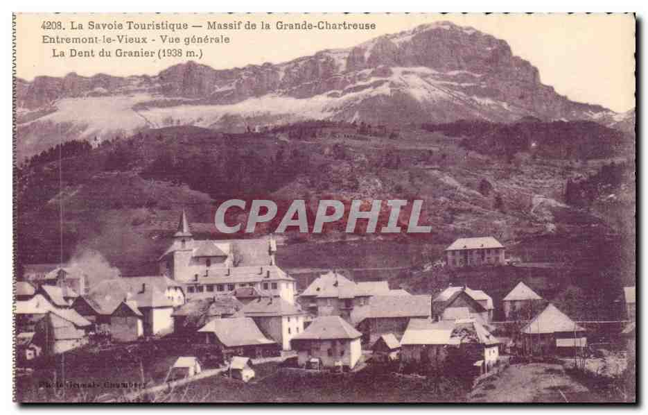 Entremont le Vieux - Massif de la Grande Chartreuse - La Dent de Granier - CPA 