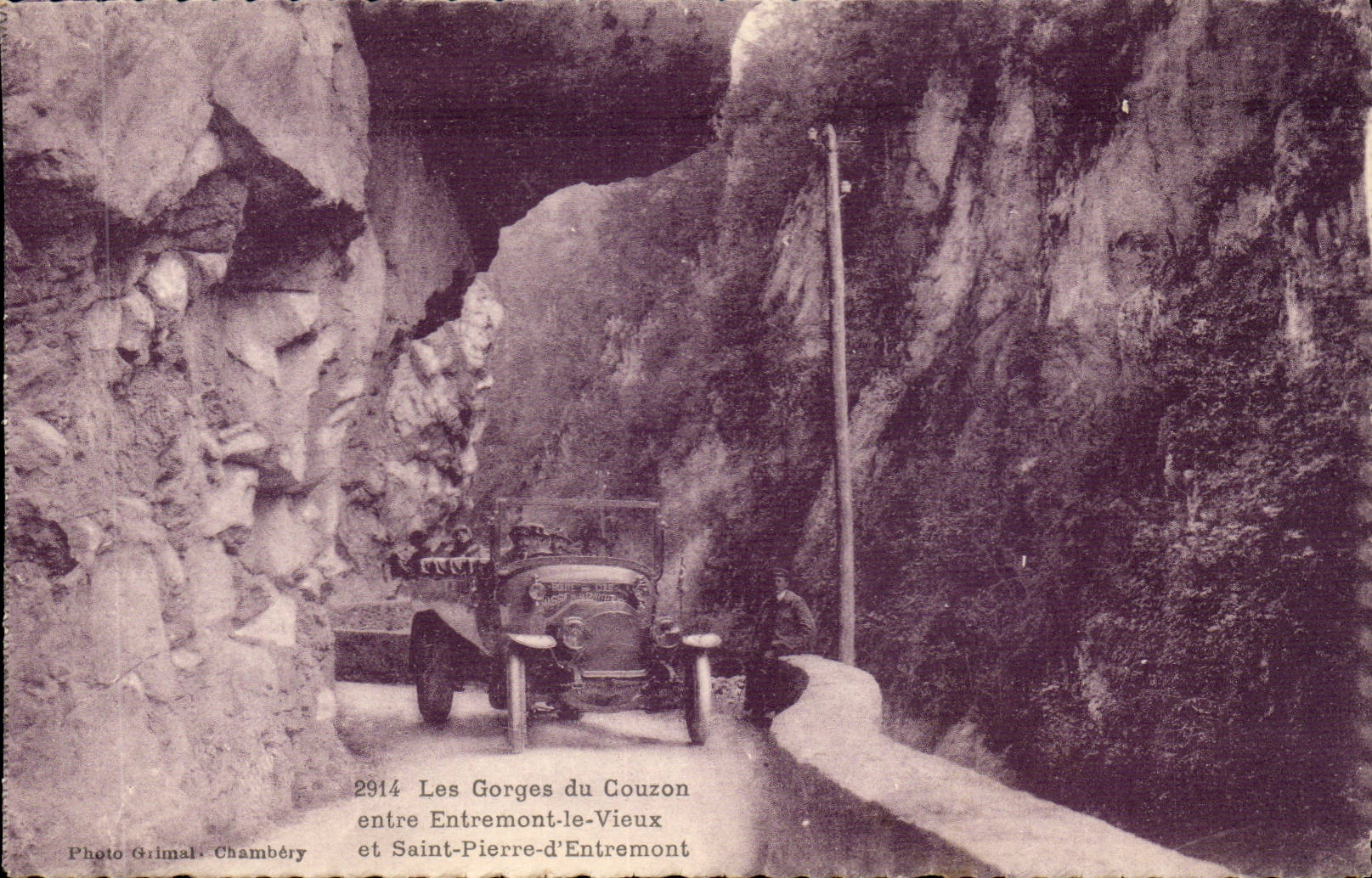Les Gorges du Couzon — entre Entremont-le-Vieux et Saint-Pierre-d'Entremont — Photo Grimal, Chambéry, n°2914