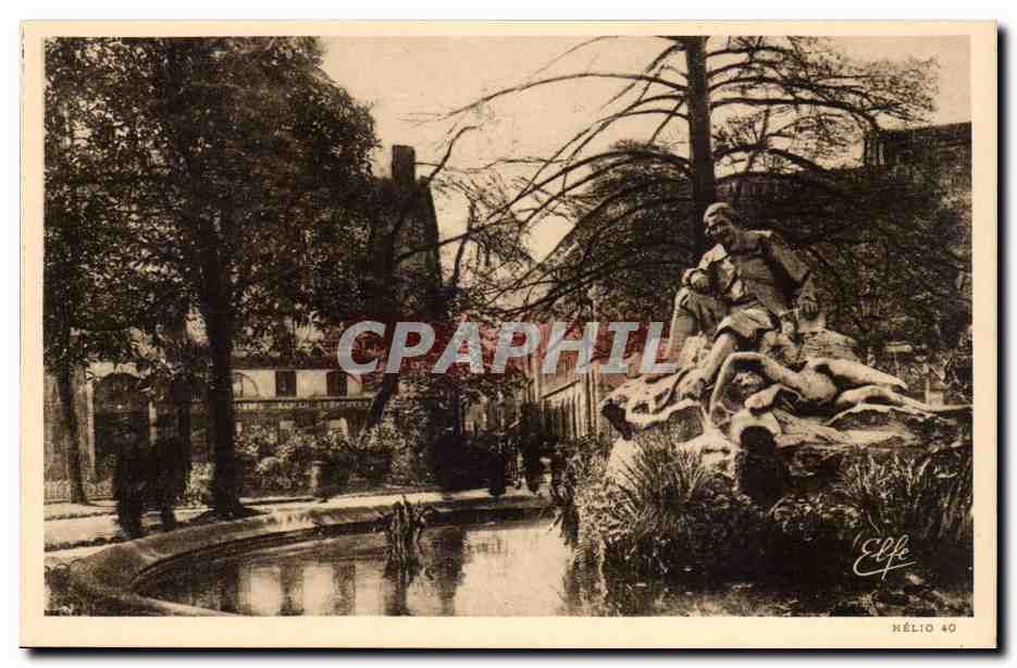 Statue of Goudouli — Square Wilson — Toulouse — Hélios 40