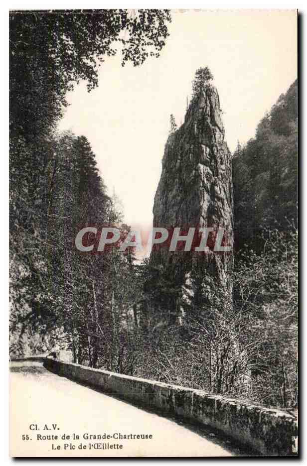 Route de la Grande-Chartreuse — Le Pic de l'Éillette — Cl. A.V. n°55
