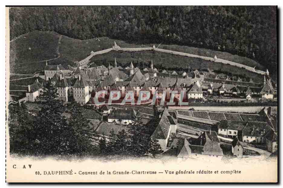 Dauphine - Couvent de la Grande Chartreuse - Vue generale - CPA 