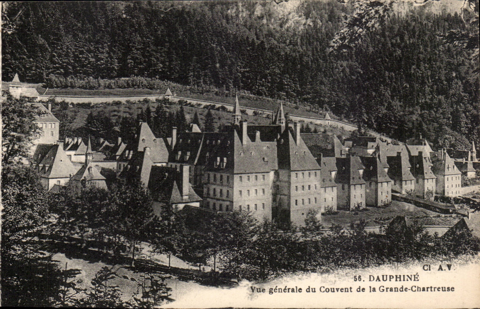 Dauphine - Couvent de la Grande Chartreuse - Vue Generale - CPA 
