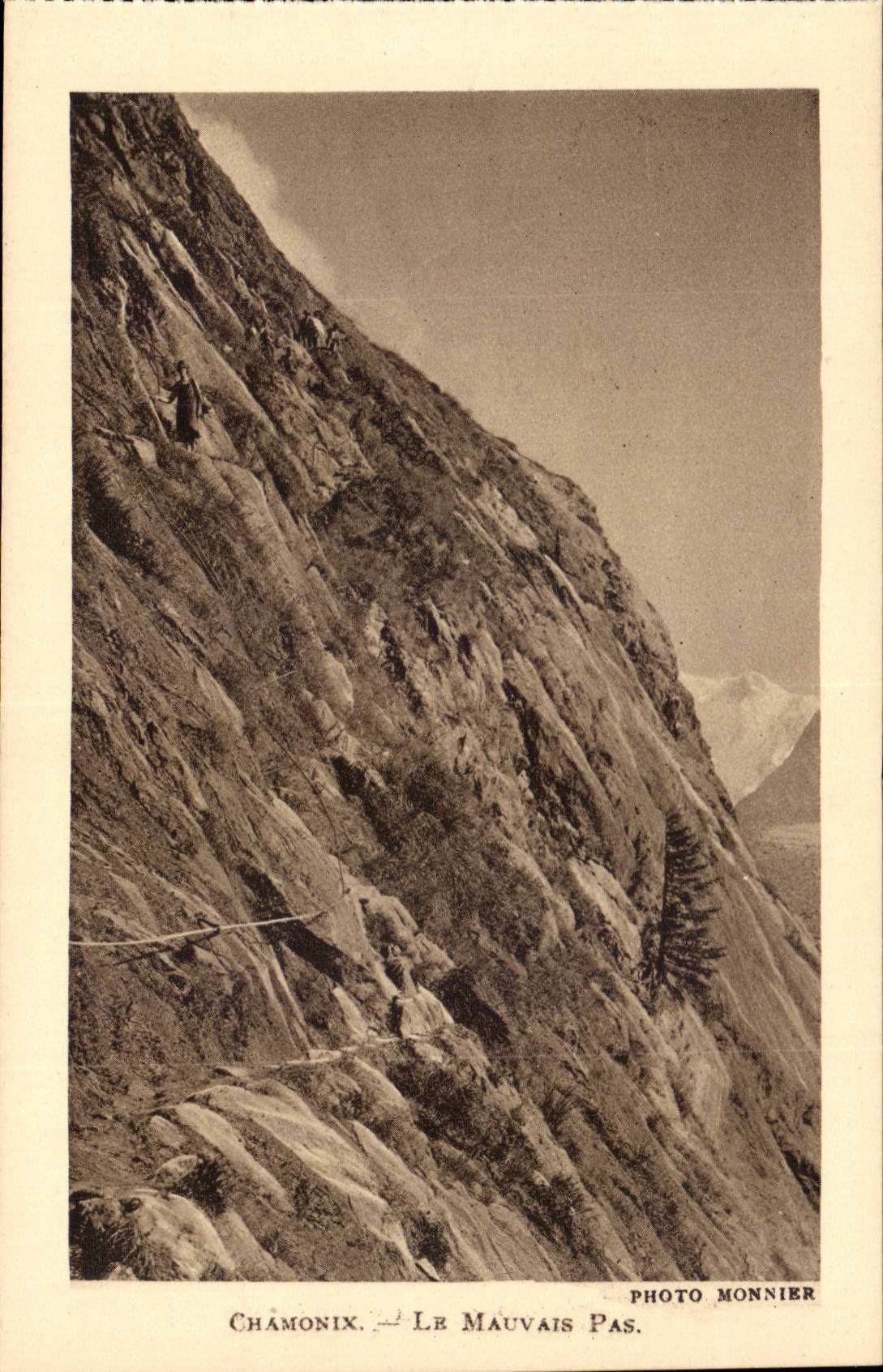 CPA Chamonix le mauvais pas