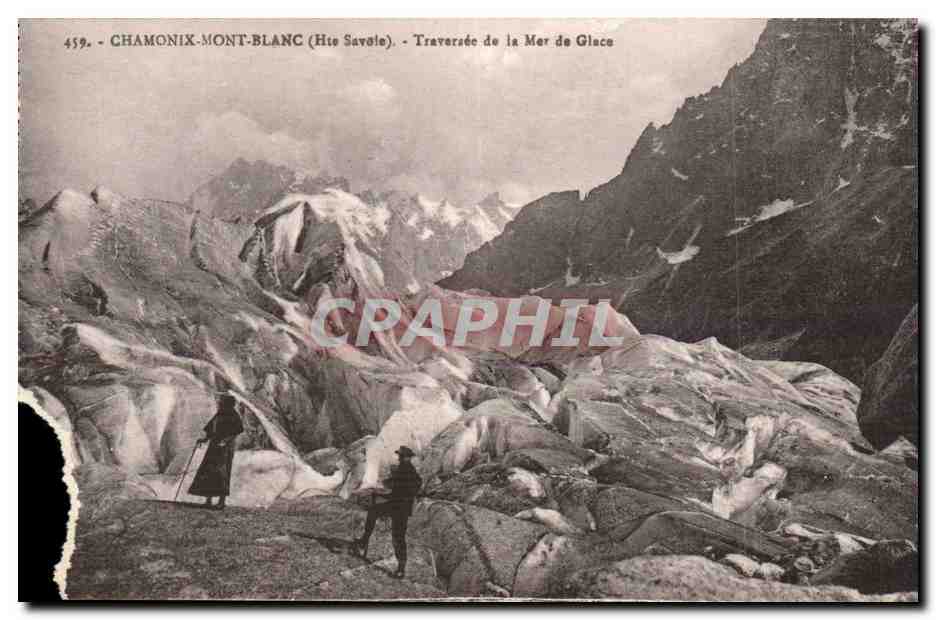 Chamonix-Mont-Blanc (Haute-Savoie) — Traversée de la Mer de Glace — n° 459