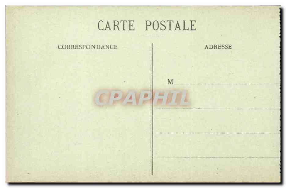 CPA Fescamps L'eglise et le cimetiere Francais — Back