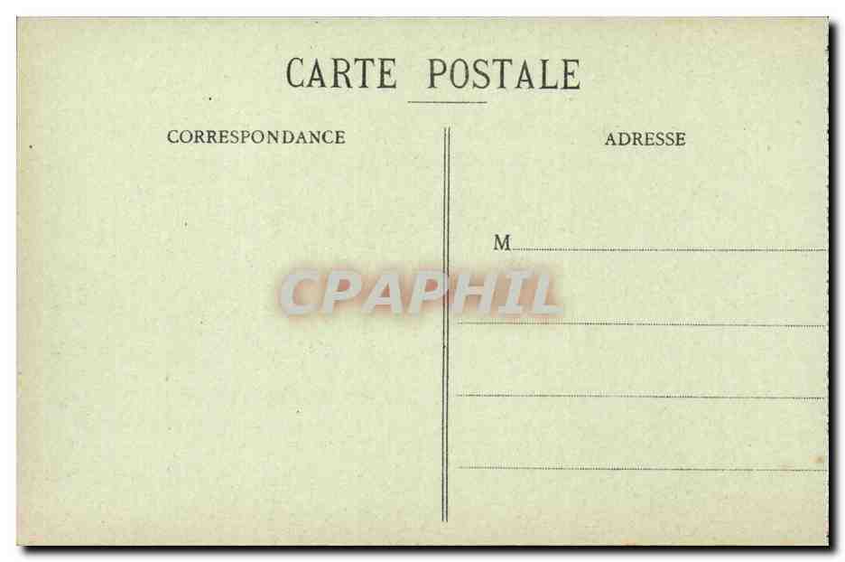 CPA Bus L'eglise et le cimetiere Allemand (militaria) — Back