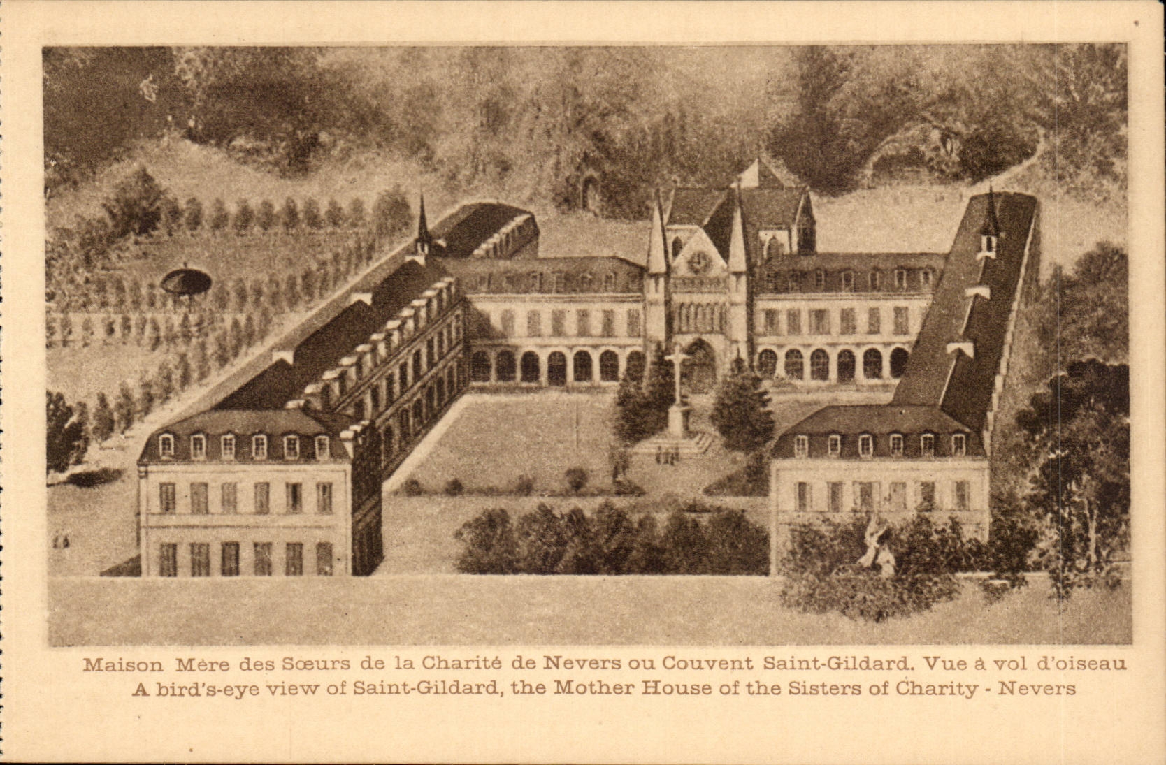 CPA Maison mere des soeurs de la charite de Nevers ou couvent Saint Gildard 