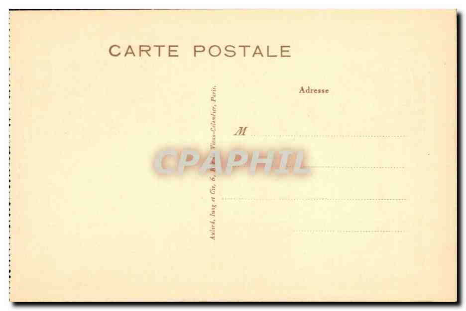 CPA Maitre autel de la chapelle du couvent Saint Gildard  — Rückseite