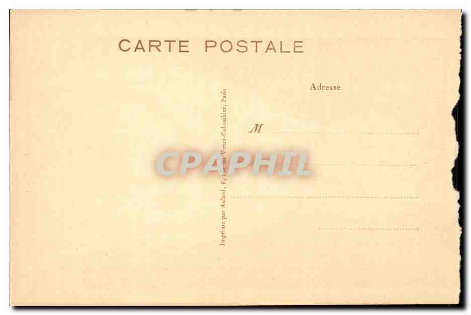 CPA La grotte de Massabiele a Lourdes au temps des apparitions en 1858 — Verso