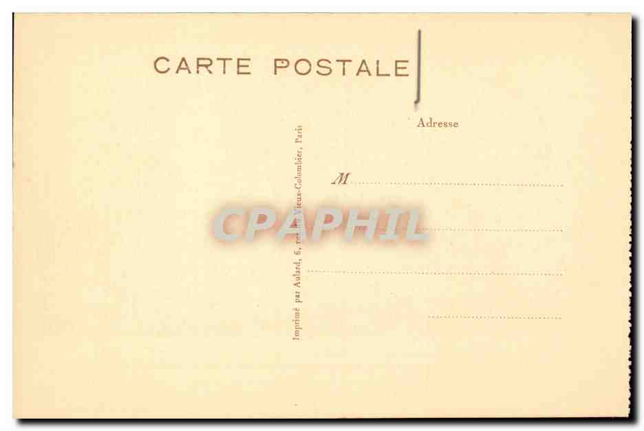 CPA Bartres aux environs de Lourdes ou Bernadette passa une partie de son enfance — Verso