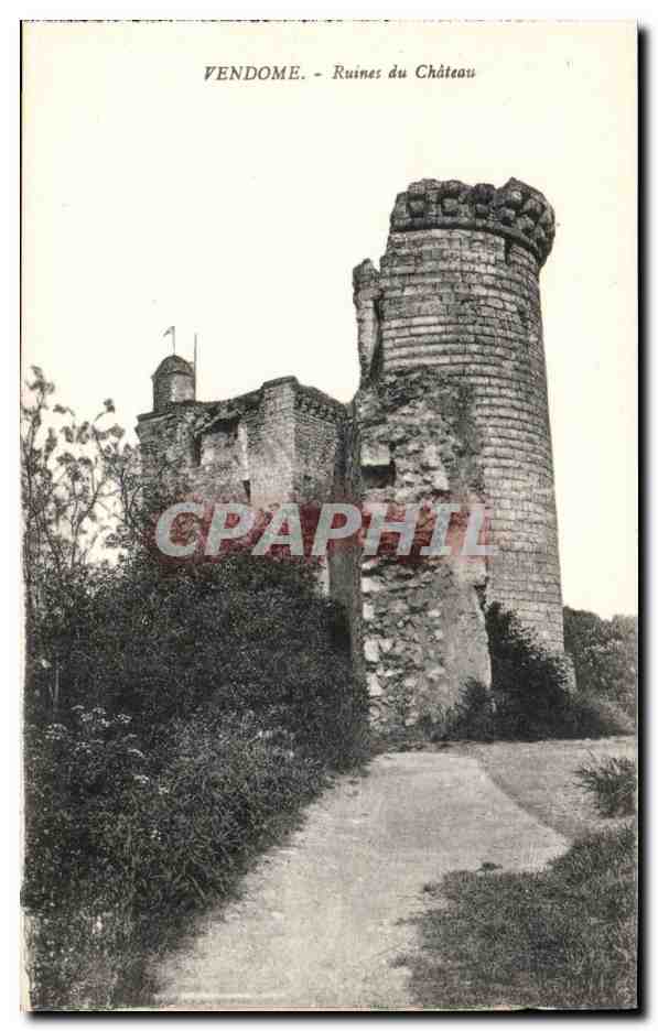 Vendôme - Ruines du Château — CPAPHIL