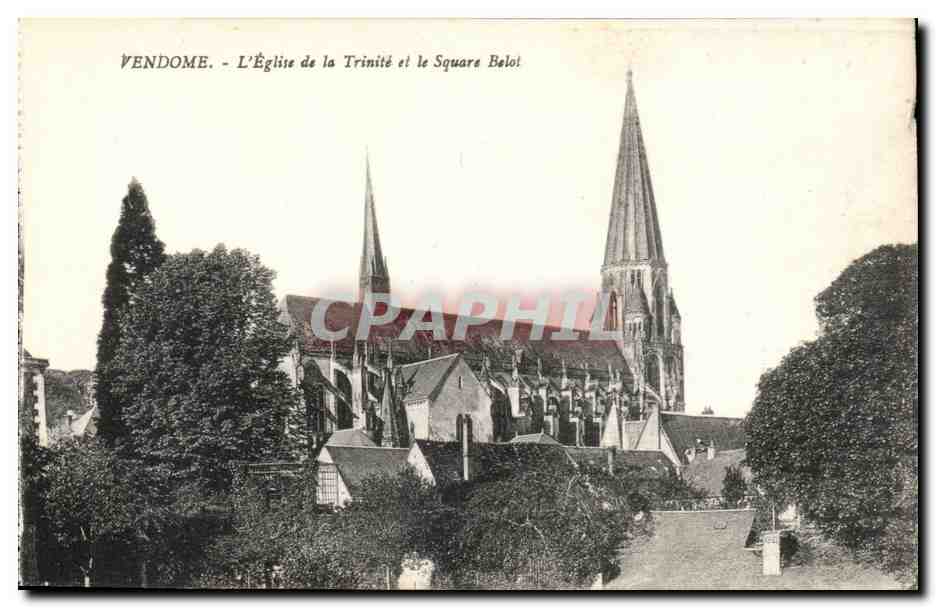 Vendôme - Die Kirche der Dreifaltigkeit und der Square Beloi
