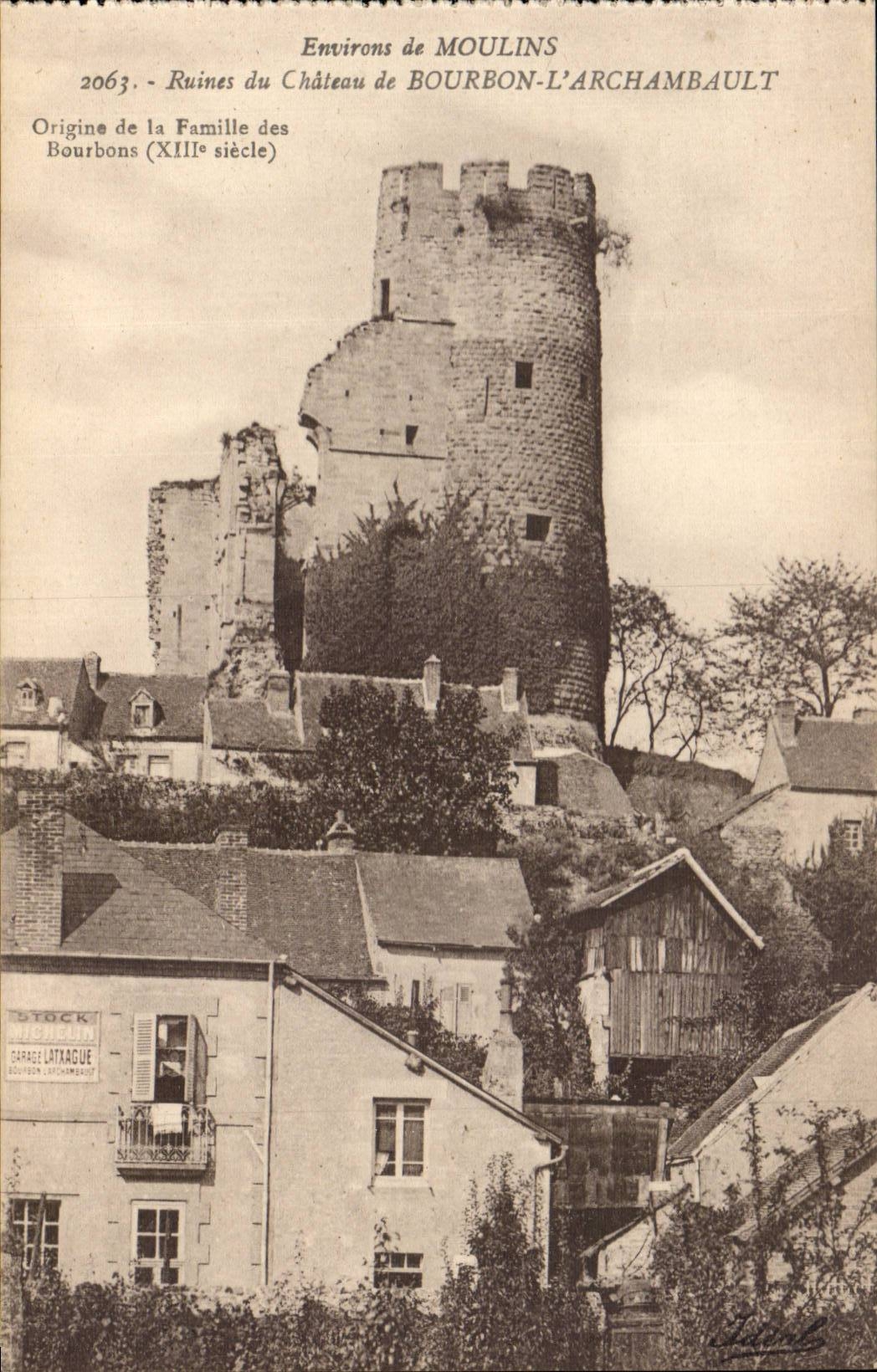 Bourbon L'Archambault - Environs de Moulins - CPA 