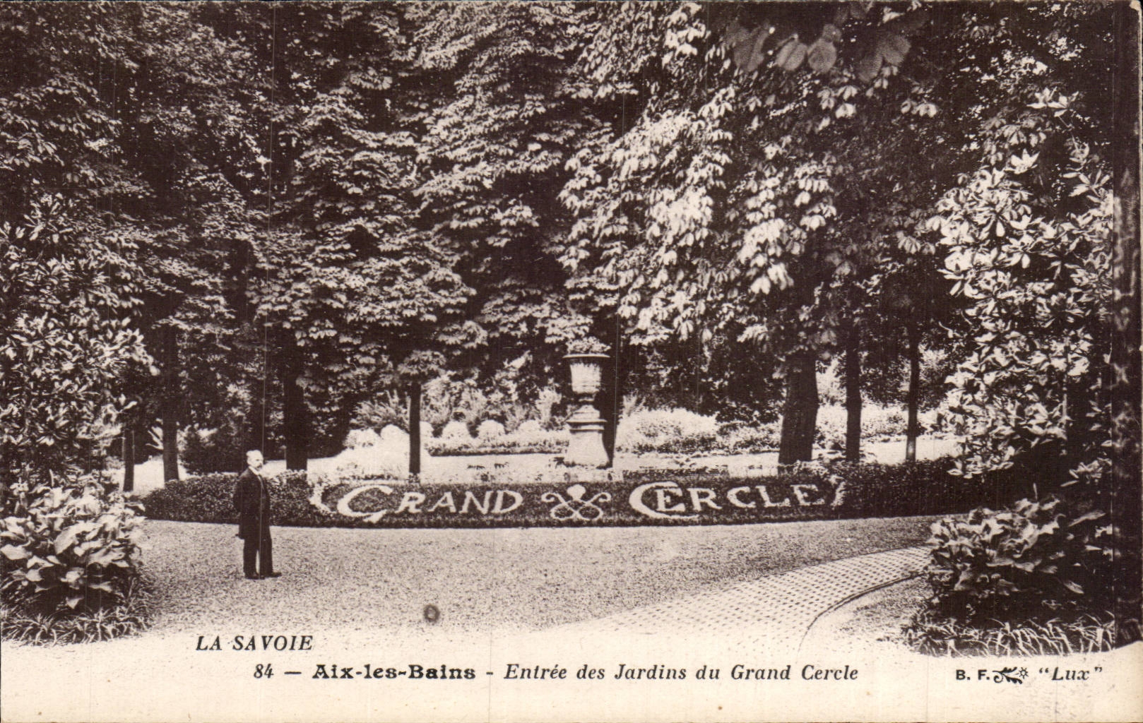 Aix les Bains - Entree des Jardins du Grand Cercle - CPA 