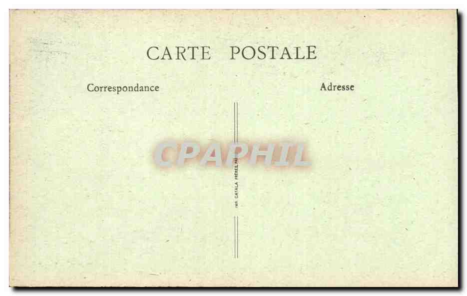 Aix les Bains - Rue du Bain d'Henri IV et Etablissement Thermal - Porteur a Chaise - CPA  — Rückseite