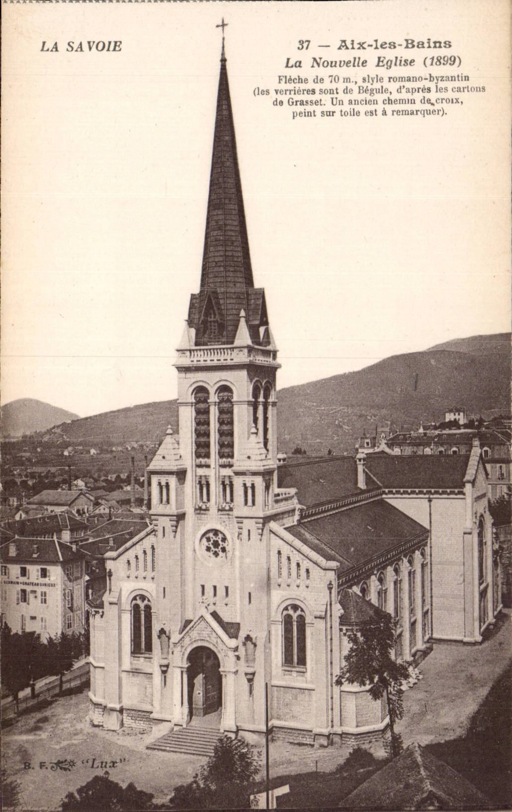 Aix les Bains - La Nouvelle Eglise - CPA 