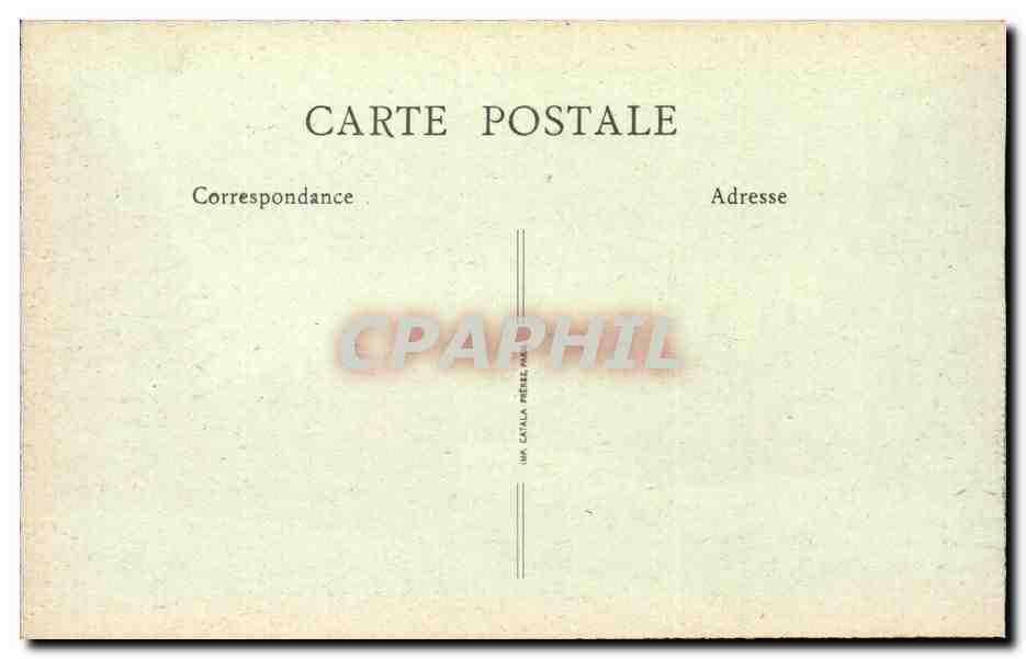 Aix les Bains - Le Jardin Pubic - CPA  — Rückseite