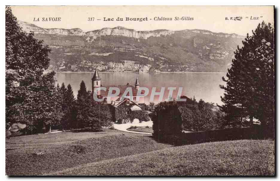 Aix les Bains - Lac du Bourget - Chateau St Gilles - CPA 