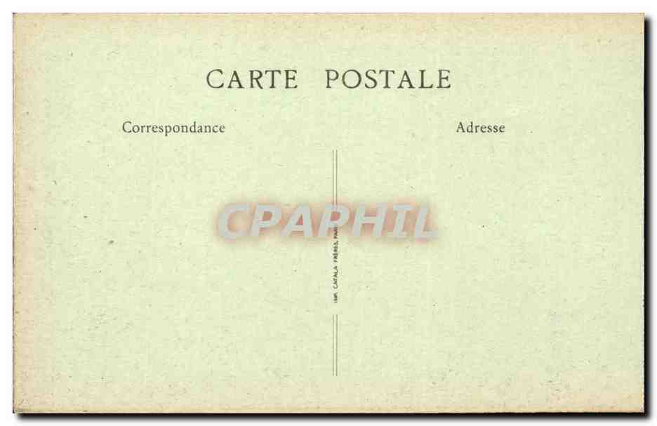 Aix les Bains - Vue Generale - CPA  — Rückseite