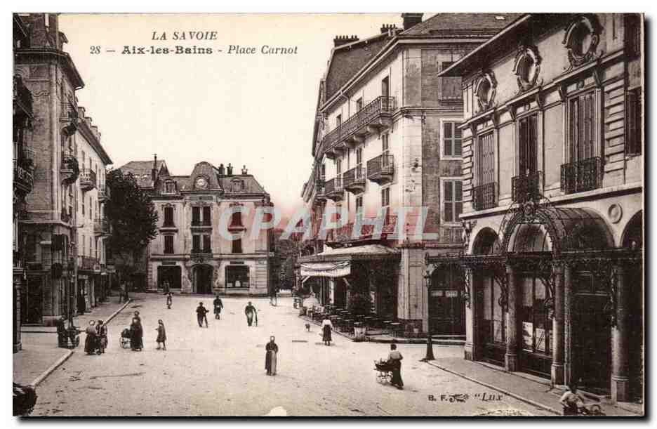 Aix les Bains - Place Carnot - CPA 