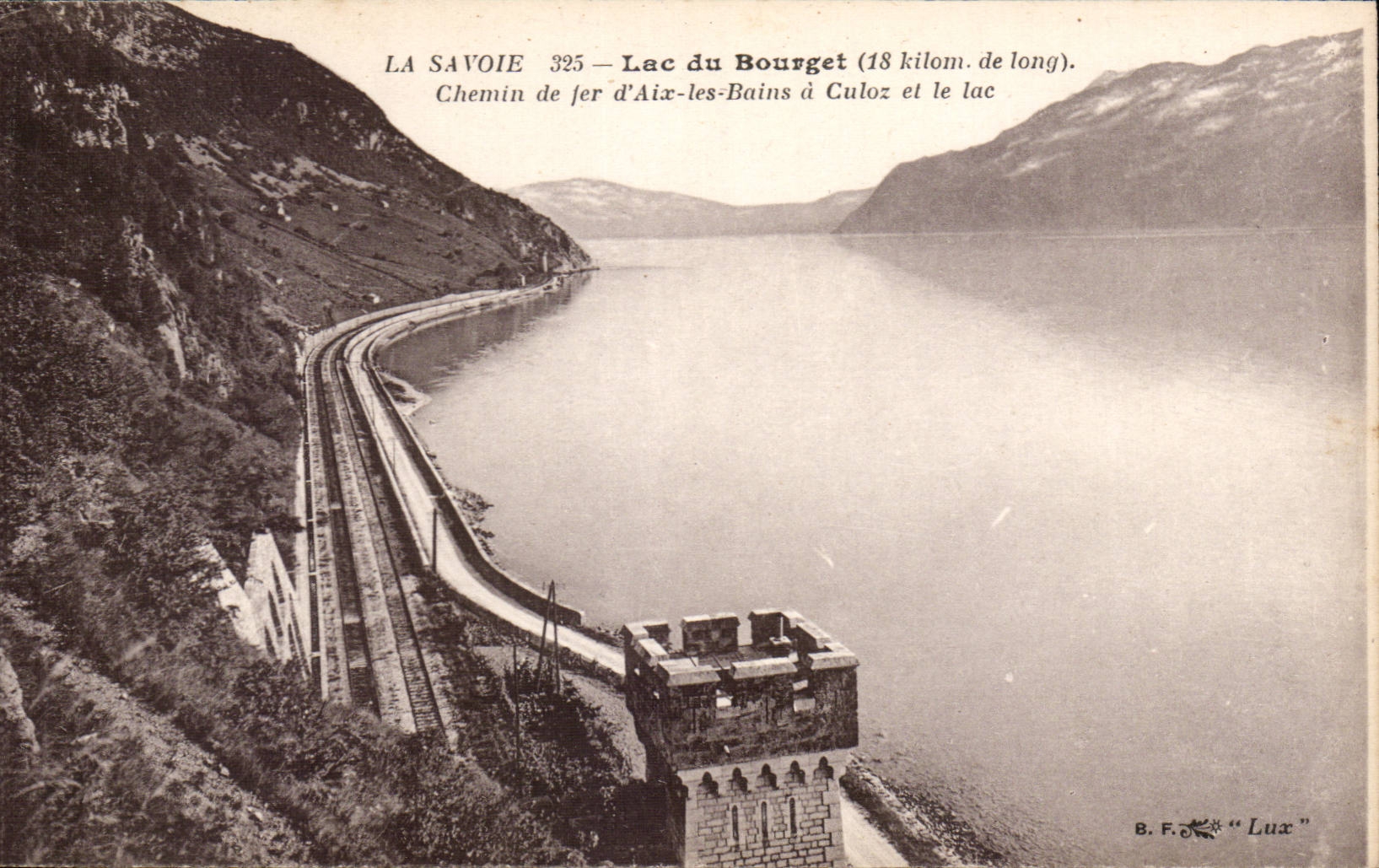 Aix les Bains - Lac du Bourget - Chemin de Fer a Culoz le Lac - CPA 