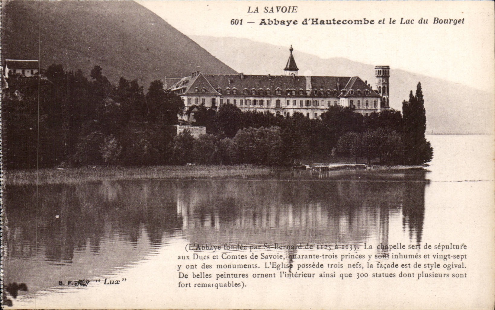 Aix les Bains - Abbaye Hautecombe et le Lac du Bourget - CPA 