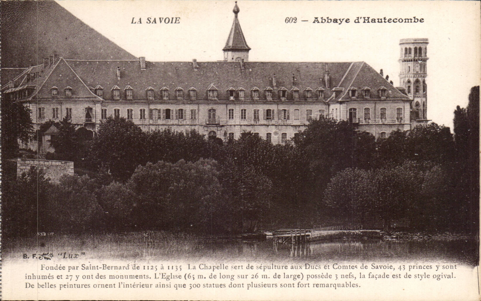 Aix les Bains - Abbaye Hautecombe et le Lac du Bourget - CPA 