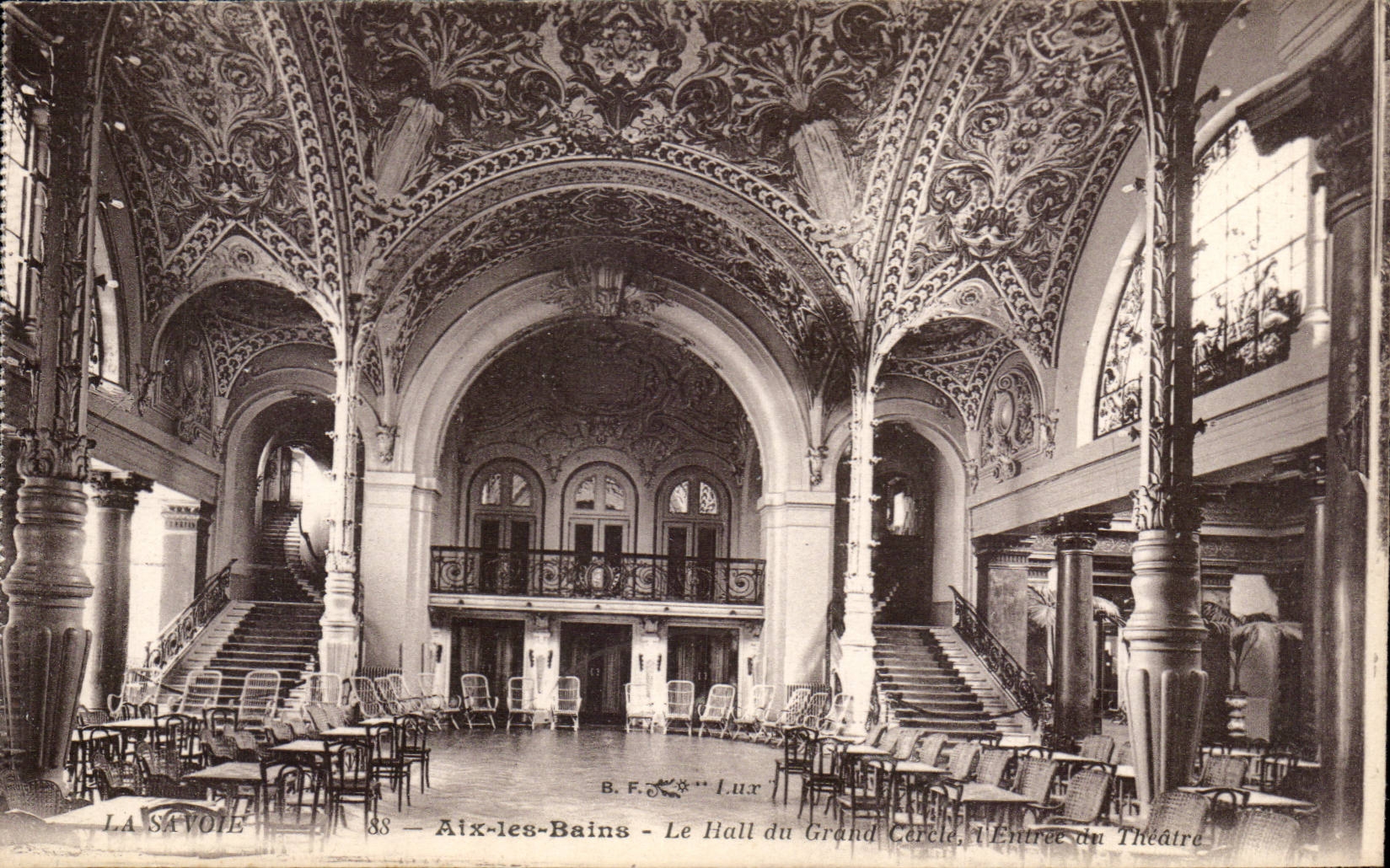 Aix les Bains - Le Hall du Grand Cercle - CPA 
