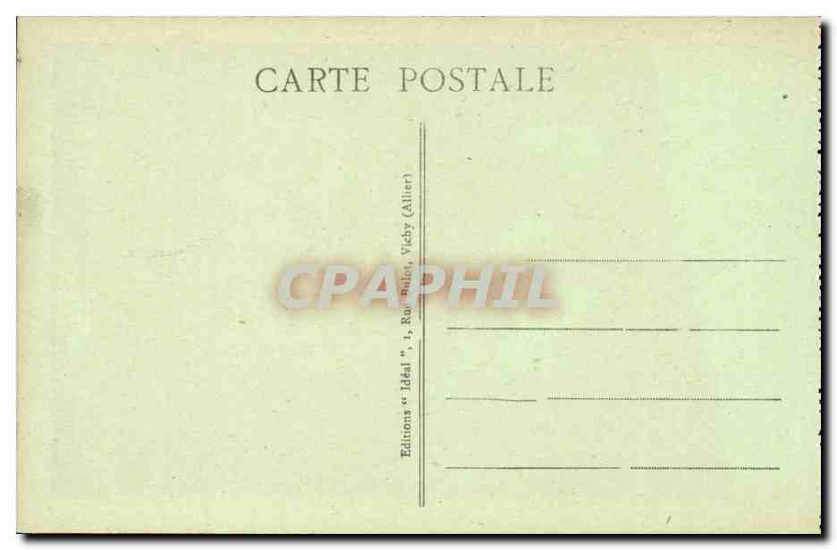CPA Auvergne Saint Nectaire La vallee entre les deux stations — Rückseite