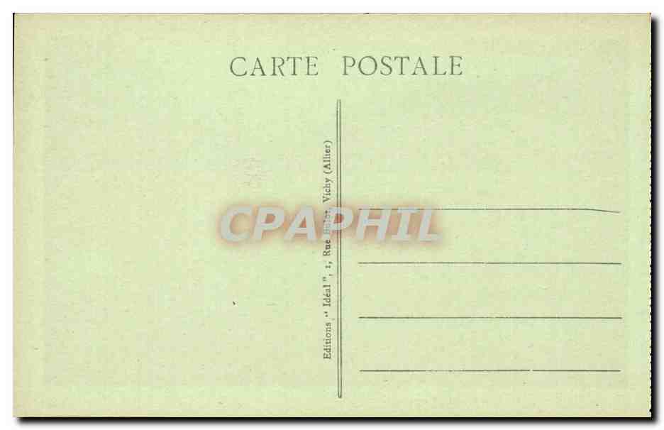 L'Auvergne pittoresque — Le Pont et les Gorges du Rivalet — Route de Champeix à St-Nectaire — n° 3462 — Éditeur Ideal — Verso