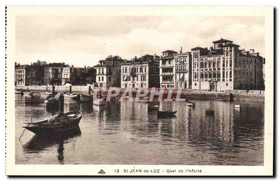 Saint Jean de Luz CPA Quai de l'infante