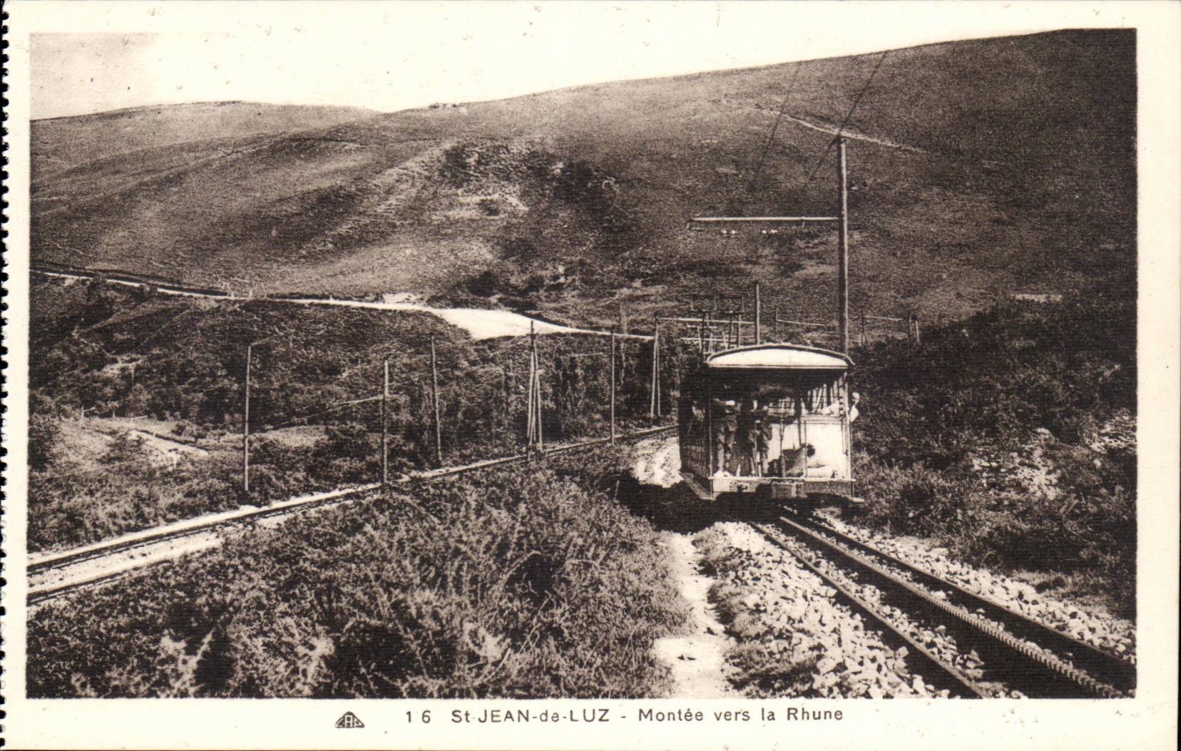 St JEAN-de-LUZ - Montée vers la Rhune — éditeur Aliséeans des Arts Photoménaniques, n° 16