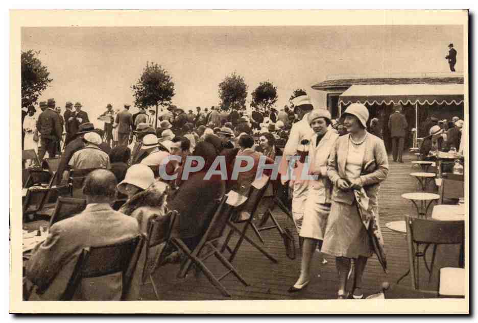 Deauville - La Plage Fleurie - Les Planches - Le Bar du Soleil - CPA 