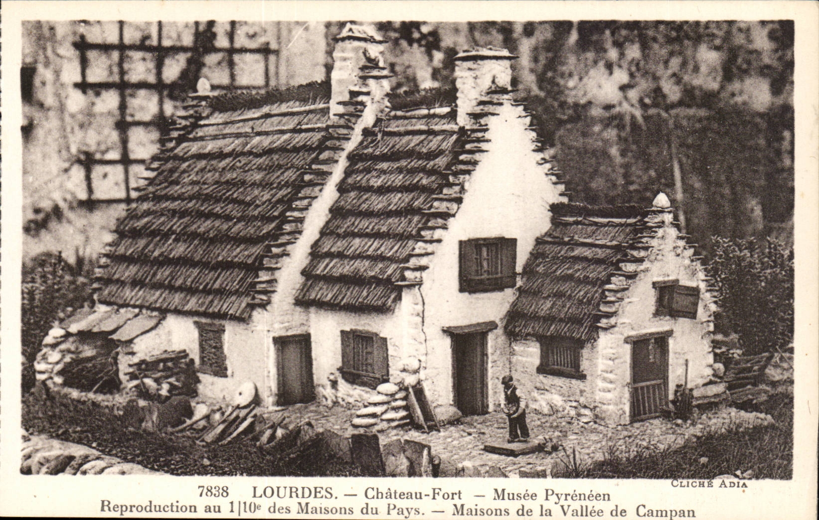 Lourdes - Chateau Fort - Musee Pyreneen - Reproduction du Maison du Pays CPA 