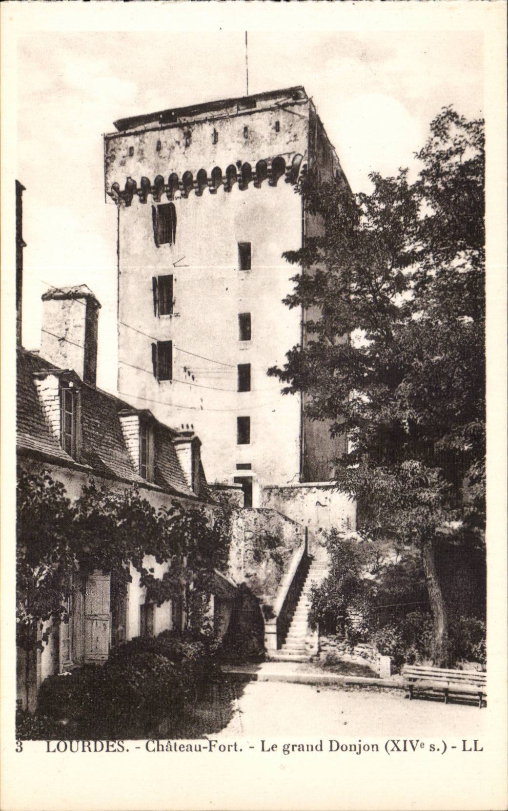 Lourdes - Le Chateau Fort Le Grand Donjon - CPA 