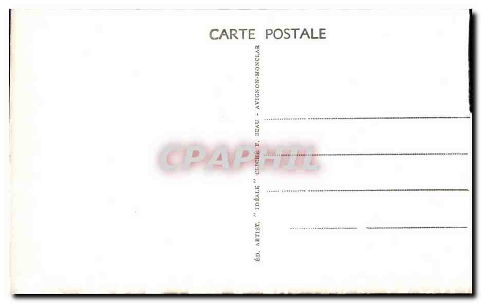 Orange — Théâtre Antique — Ballet Faust, 5e acte — Direction Robert Brisaco — 2 Août 1936 — Rückseite