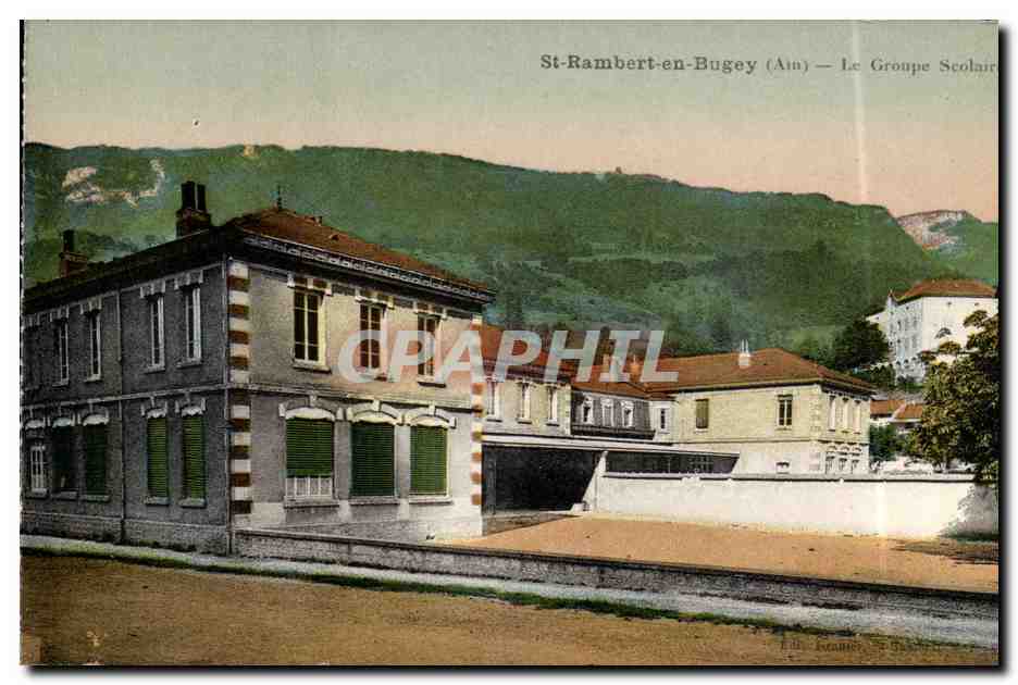 St Rambert en Buget - La Groupe Scolaire - CPA 