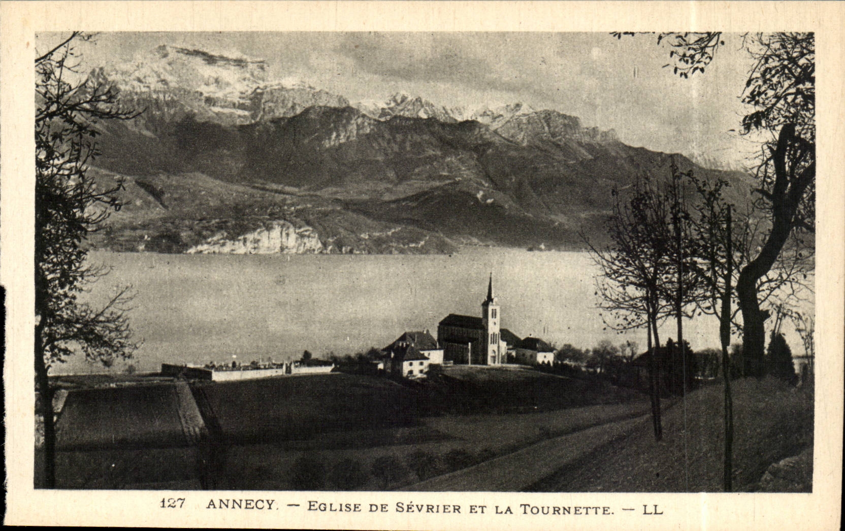Annecy — Église de Sévrier et la Tournette — LL