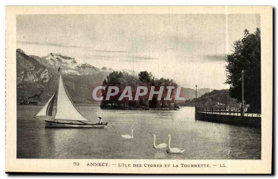 Annecy — Die Insel der Schwäne und die Tournette — LL