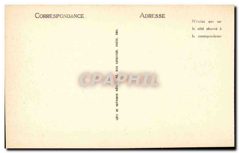 Annecy — Le Port et la Montagne de Veyrier — LL — Verso