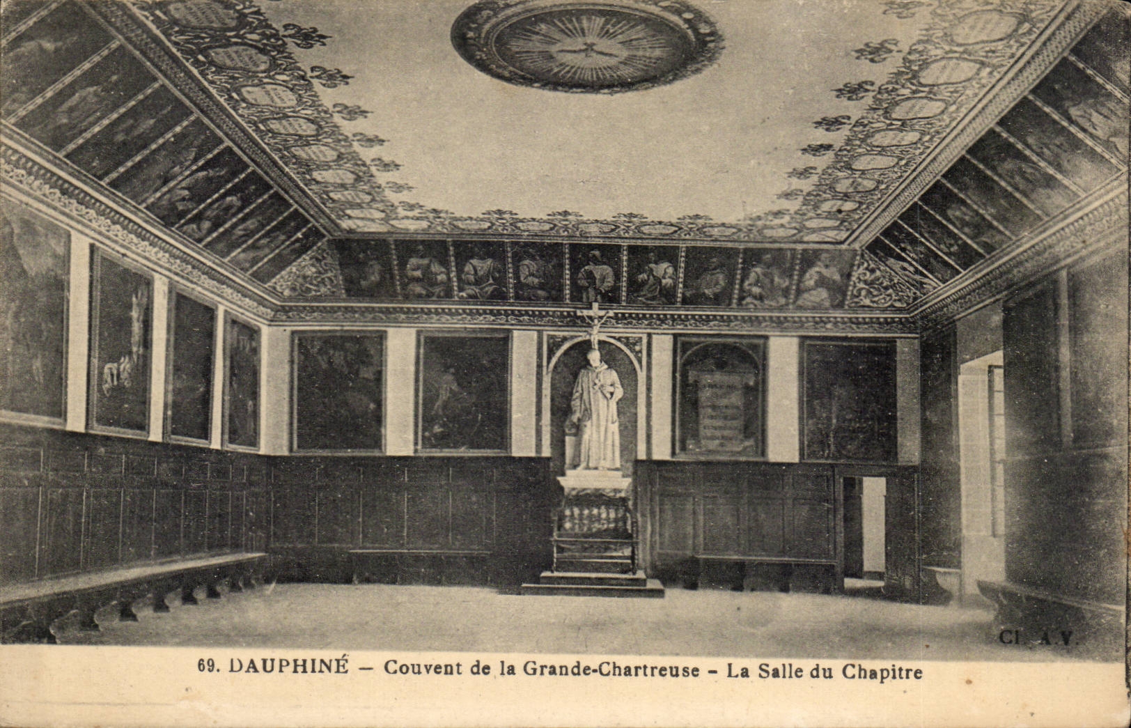 Dauphiné - Kloster der Grande-Chartreuse - Die Kapitelhalle